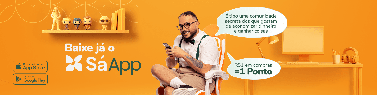 Banner do App Sá Cavalcante