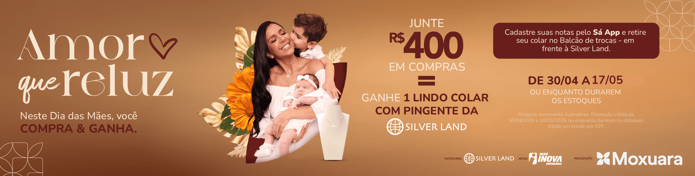 Imagem de banner da novidade Dia das Mães 2026