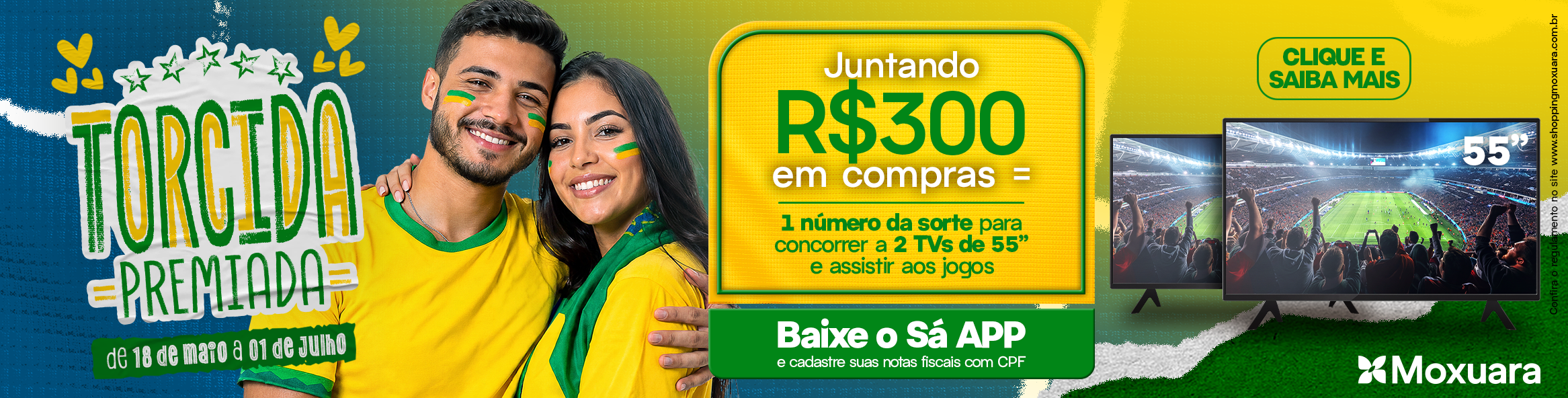 Imagem de banner da novidade Torcida Premiada | Namorados