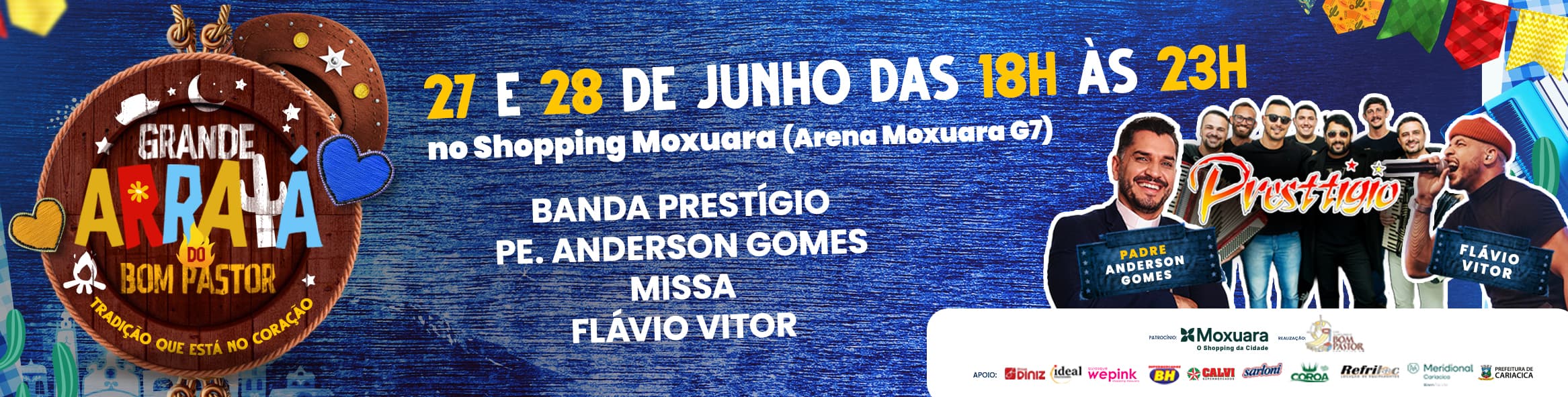 Imagem de banner da novidade Grande Arraiá Bom Pastor