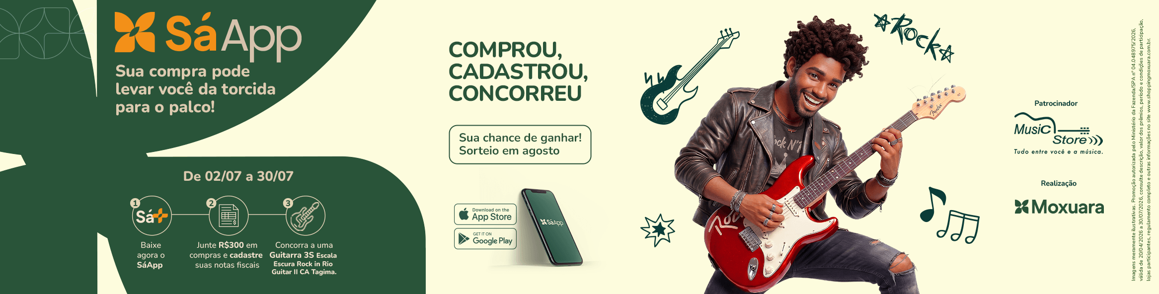 Imagem de banner da novidade Sorteio Guitarra