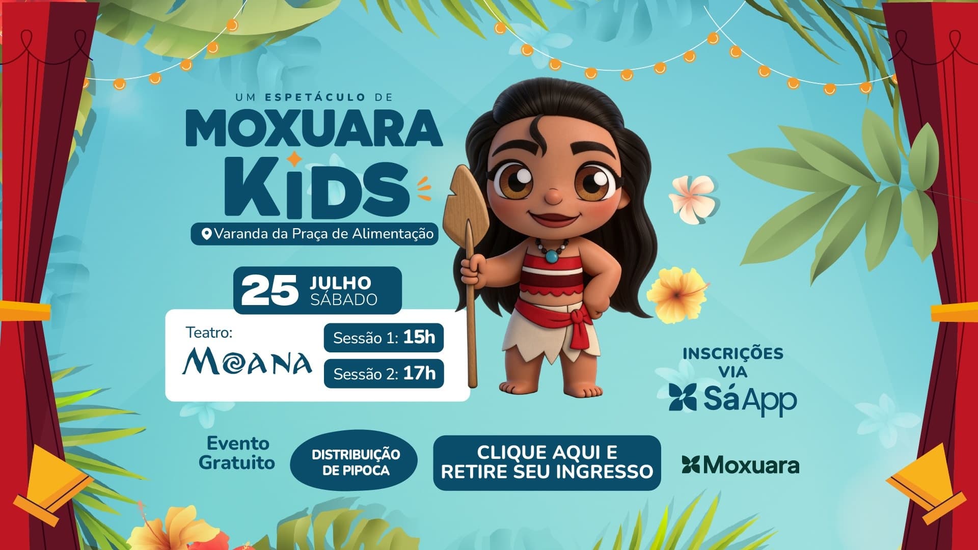 Imagem do Banner Moxuara Kids - Moana